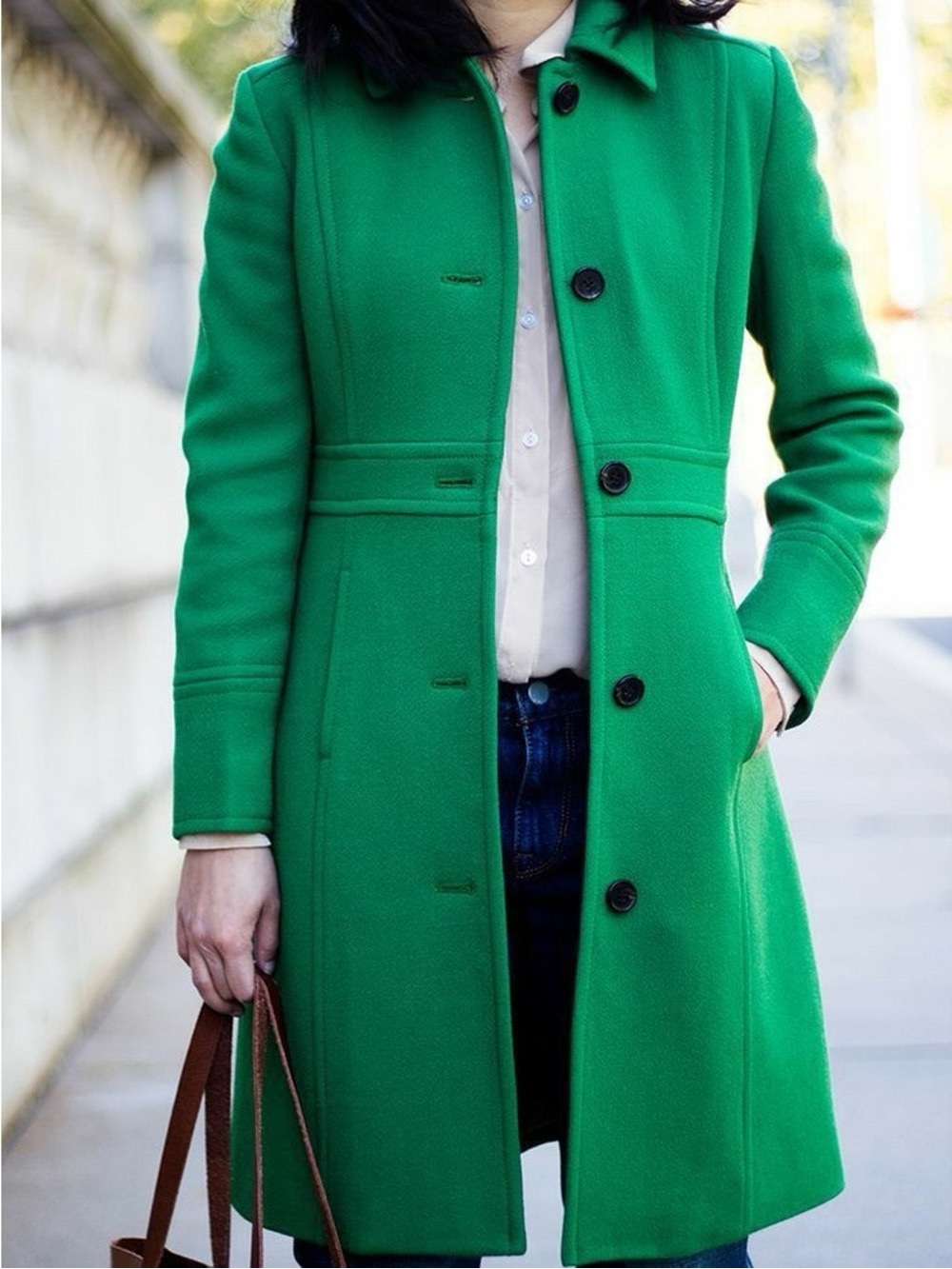 J Crew Factory Lady Day Coat EUC